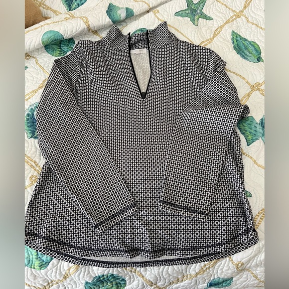 Sale! T by Talbots 1/4 Zip Pullover—great condition! - Picture 2 of 5